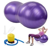 WDKXCN Peanut Ball, 90x45CM Peanut Ball Sensory Kids, Massage Balls with Pump, Exercise Therapy Balls for Yoga, Pilates, Pregnancy, Autism, Core Training Physical Therapy
