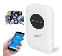 WDKXCN Portable Wifi, Mobile Wifi Router Pocket, 150 Mbit/s portable wifi hotspot, High Speed 4G Router with SIM Slot, Typ-C Schnittstelle,Portable Internet Hotspot 10 Devices Simultaneously