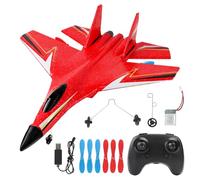 WDKXCN RC Airplane 2 Channe, 2.4GHz Remote Control Airplane with Wheel Landing Gear, Foam RC Plane, Remote Control Plane, Drone Planes for Beginners and Adults, Red