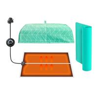 WDKXCN Resin Heat Mat, Resin Heating Mat, Resin Curing Machine with Timer and Temperature Control, Resin Molds Heating Pad with Cover, Resin Dryer for DIY Epoxy Resin Molds, Silicone Molds