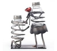 WDLFCGC Funny Salt And Pepper Shakers Set Novelty - Two Glass Shakers With Lids, Rose Lovers Holder Caddy For Spices And Seasonings, For Kitchen, Dining Or Table Decor (rose lovers)