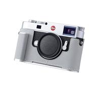 WDMARTUS Camera Half Case for Leica M11/M11-P/M EV1, Vintage Metal Genuine Leather Camera Protective Cases for Leica M11 M11-P M EV1 Stylish Portable Shockproof (GRS)