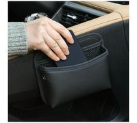 WDMNAO Leather Car Seat Side Pocket Organizer for Mercedes-Benz V Class 2020-2023, Multifunctional Car Front Seat Console Gap Organiser Storage Box for Phones Glasses Keys,A-BLACK
