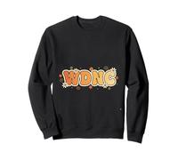 WDNC Sarcastic Flower Power Girls Retro Floral Sweatshirt