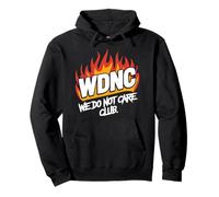 WDNC We Do Not Care Club Tshirt Women Empowered Girl Floral Pullover Hoodie