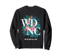 WDNC We Do Not Care Club Tshirt Women Empowered Girl Floral Sweatshirt