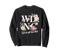 WDNC We Do Not Care Club Tshirt Women Empowered Girl Floral Sweatshirt