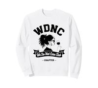 WDNC We Do Not Care Club Tshirt Women Empowered Girl Floral Sweatshirt