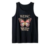 WDNC Wild Divine Not Caring Butterfly Aesthetic Tank Top