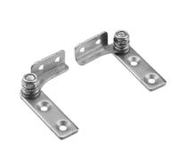 WDONAY Torque 2.5 N.M, 304 Stainless Steel Torque Shaft Hinges Adjustable Damping Shaft Torsion Hinge for Doors Windows Cabinets, 1 Pair (L+R)