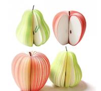 WDOPEN 3D Fruit Shape Memo Note Pads, Colorful Fruit Stationery Creative Post Notepads, Gift Office Table Decoration