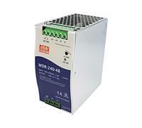 WDR-240-48 Power Supply: Pulse for DIN Rail 240W 48VDC 5A 180-550VAC MEAN WELL