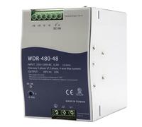 WDR-480 Series WDR-480-24 WDR-480-48 Ultra Wide Input Industrial Din Rail 480W Slim Power Supply 24V 48V(Size:WDR-480-24V)