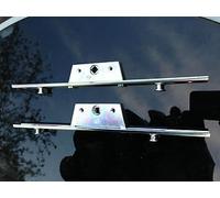 WDS Lancs uPvc Window Offset U- Rail Window Lock Espag 20mm Backset - 600mm