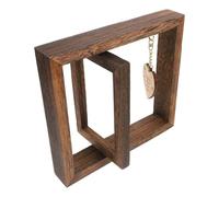 WDSBZNB Dog Photo Frame Rotatable Design Wooden Picture Frame Postcard Size Cat Dog Memorial Nament Vintage Desk Home Decor Wall Photo Frames