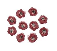 WDSBZNB Small Artificial Flowers 3cm Mini Soft Chiffon Blossoms Appliques Sewing For Headband Rose Fabric Flowers For Craft Hairpin(Color 6)