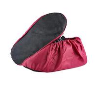 WDSBZNB Waterproof Shoe Covers 2Pairs Anti-slip Shoe Covers Wear Resistant Waterproof Reusable Breathable Foldable Rain Boot Protectors For Home(Wine Red)