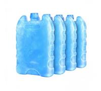 wdsilkbo 4 Pack Reusable Ice Packs for Cool Box and Lunch Bags, Slim Freezer Blocks for Cooler Bags, Long-Lasting Refillable Ice Packs for Camping, Travel, Picnic, and Outdoor Adventures