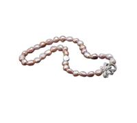 WDSOPK 10-11mm Real Freshwater Pearl Necklace for Women,Beautiful Baroque Big Pearl necklce Pendant necklace