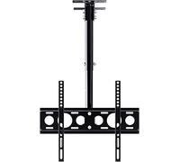WDSOPK Adjustable Ceiling Tv Mount Bracket for 26 60 Inch Flat Panel Televisions Tilt Swivel Max 400X400Mm Adjustable Height Black Tv Mount Stand with 2M Cable,2M (3m)