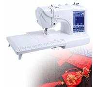 WDSOPK Automatic Electric Sewing and Embroidery Machine, 158 Designs, LCD Touch Screen, 210 Letters, 30 Borders, USB Port for Easy Sewing