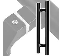 WDSOPK barn Door Handle, Door Handle Contemporary Barn Push Pull Door Handles Brushed, Commercial Back to Back H Shape Glass Door Pulls Hardware, for Office Garage Bathroom