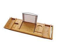 WDSOPK Bathtub Tray Extendable Bathtub Tray Spa Bathtub Caddy Organizer Rack Book Wine Tablet Holder Bottom Bathtub Tray Shelf/3Pack (D)