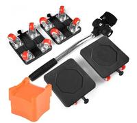 WDSOPK Cart Moving Cars Heavy Duty Furniture Lifter Roller Handling Tool Kit 880Lb Labor-Saving Appliance Lift Slider Trailer Mover