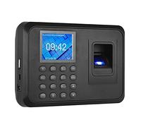 WDSOPK Clocking In Machine, Multi-Language Fingerprint Password Time Attendance Machine 2.4 Inch Lcd Screen Can Download Data With U Disk,