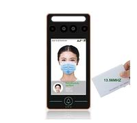 WDSOPK Clocking in Machine, WIFI TCP/IP SpeedFace Visible Light Dynamic Face Facial Recognition Palm RFID Employee Time Attendance Access Control System(Speedface-c4l-ic-Russian)