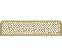 WDSOPK Dividers For Dining Areas Hollowed Out Carving Design Restaurant Decorative Partitions Screen Panel for Dining Areas, Office, Restaurant（Gold-a-90cm）