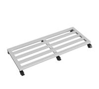 WDSOPK Heavy-Duty Rolling Plant Stand with Removable Tray - Mobile Support for Flower Pots, Aquariums, and Indoor/Outdoor Use - Sturdy Plant Caddy on Wheels(Blanc-40x80cm)
