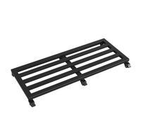 WDSOPK Heavy-Duty Rolling Plant Stand with Removable Tray - Mobile Support for Flower Pots, Aquariums, and Indoor/Outdoor Use - Sturdy Plant Caddy on Wheels(Noir-40x100cm)