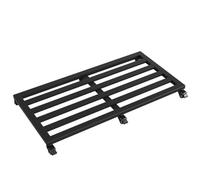 WDSOPK Heavy-Duty Rolling Plant Stand with Removable Tray - Mobile Support for Flower Pots, Aquariums, and Indoor/Outdoor Use - Sturdy Plant Caddy on Wheels(Noir-50x100cm)