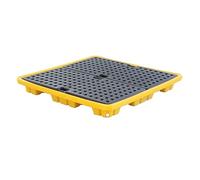 WDSOPK Industrial Spill Containment Platform with Drain, Leakproof Detachable Pallet for Hazardous Material Management