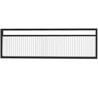 WDSOPK Iron Dividers For Dining Areas Partition Screen Office Restaurant Half Wall Countertop Low Fence for Dining Areas, Office, Restaurant（A-30x120cm）