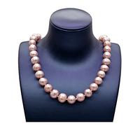 WDSOPK Lady Pearl Necklace, Purple Freshwater Pearl, Large Particles, Diameter 11-12mm, Lady Necklace, Engagement Jewelry Pendant necklace