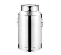 WDSOPK Milk Can Milk Bucket 304 Stainless Steel Sealed Barrel Transport Tank Heavy Duty Milk Can Wine Pail Bucket Milk Transport Can Milk Jug