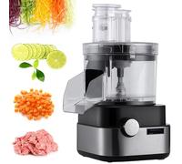 WDSOPK Multifunction 4 in 1 Electric Vegetable Fruit Dicer with Ground Meat/Diced/Shredded/Sliced, Multifunctional Meat Grinder Fruit Veggie Slicer with 6/8/10/13/15mm