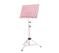 WDSOPK Music Stand, Portable Foldable Music Stand, Band Music Stand, Suitable For Orchestra And Choir(Pink)