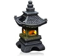 WDSOPK Outdoor Decor Statue For The Home Yard Decoration Sculpture Garden Ornament Figurine Solar Pagoda Tower Lantern Oriental Indoor Landscape