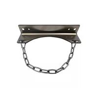 WDSOPK Oxygen Tank Holder Wall Mount Bracket for E & F Cylinders - 7" Diameter Nitrous Gas Storagege Shelf, Drilling Propane Bottle Organizer with Safety Chain - Heavy-Duty & Se（Twin）