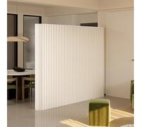 WDSOPK Paper Room Divider,Paper Partition for Room Separation Freestanding,Folding Privacy Screen Partition,Portable Room Dividers and Folding Privacy Screens (White 450x35x190cm)