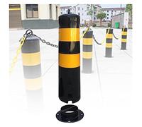 WDSOPK Parking Pile Portable Parking Pole Barrier Bollard Post Removable Security Posts Traffic Safety (55cm)