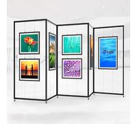 WDSOPK Picture Stand for Display,Assorted Collections Easel Stands for Sign,Art Painting Display Frame,Large Advertising Rack,for Decorative Plates,Photography(5pcs-120 * 200cm/47.2 * 78.7in