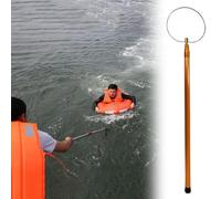 WDSOPK Retractable Swimming Pool Safety Hook, Professional Pool Emergency Hooks for Drowning Swimmers, Long Marine Salvage Rods for Boats Yachts（6.5m）