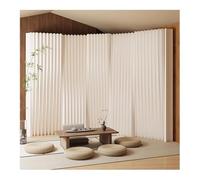 WDSOPK Room Dividers Paper Room Divider and Folding Privacy Screens, Indoor Folding Portable Partition Screen Decorative Wall for Home Office Enterprise Clothing Store (White 4x2.2 m)