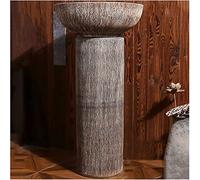 WDSOPK Sink Art Hotel Home Sink, Contemporary Sinks, Compact Corner Kaolin Clay Vessel Sinks Combo for Indo