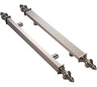 WDSOPK Sliding Barn Door Handle Bronze Large Door Pull Handle for Front Door/Sliding Door,Retro Heavy Duty Indoor/Exterior Door Barn Door Handle,Fit Glass/Wooden Door,(Style1-120Cm)