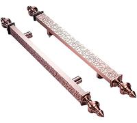 WDSOPK Sliding Barn Door Handle Rustic Interior/Outdoor Door Pull Handle,24/32/47/59Inch Large Decor Barn Door Handles,Aluminum Glass/Wooden Doors Push Pull Bar Handle(Style3-80Cm)